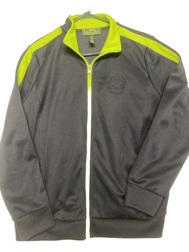 Ralph Lauren Active Jacke Damen Größe 1X Full Zip Blau/Limettengrün - Bild 1 von 10