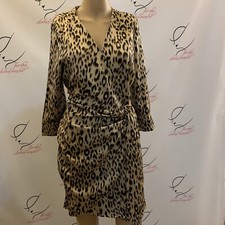 Fashion Nova.  Size Medium.  Tie Wrap Around Lined Dress.  Side Pleats.  B104.