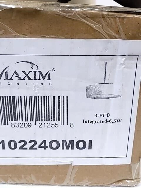 16 in. Lámpara de techo colgante individual Prime LED, bronce frotado con aceite Foto 3 de 4