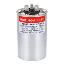 Ac Capacitor 70 5 Uf 70/5 Mfd 370 Or 440 Or 450 Vac Cbb65b Dual Run Start Capaci
