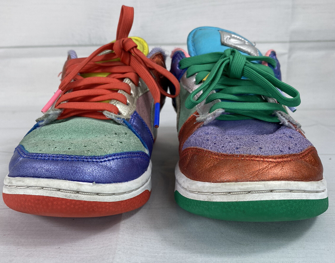 nike dunk sunset pulse on feet