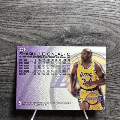 1996-97 Fleer #206 Shaquille O'Neal | eBay
