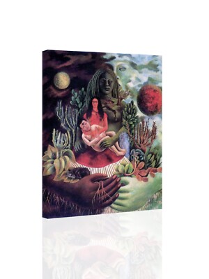 Frida Kahlo- The Embrace Of Love And The Universe - CANVAS OR PRINT WALL ART