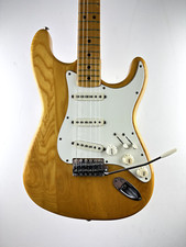 Vintage Old Usa Fender Strat Guitar 70's 3 Bolt Maple Neck 1973 Natural Modified