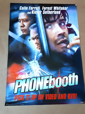 PHONE BOOTH  2002 COLIN FARRELL ORIGINAL POSTER Video Shop DVD 42x59.2cm
