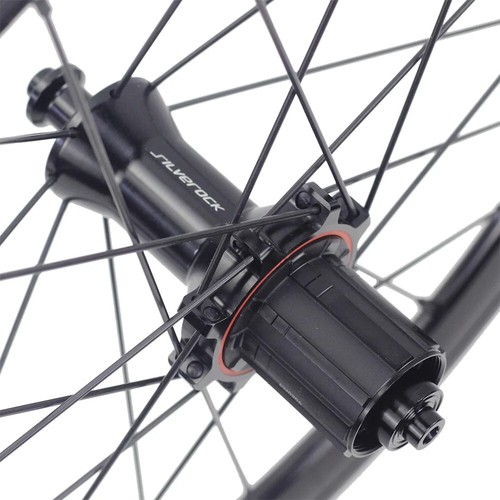 18" 355 Type Folding Bike Wheelset 11 Speed 24mm Rim Straight Pull Hub - Picture 20 of 28