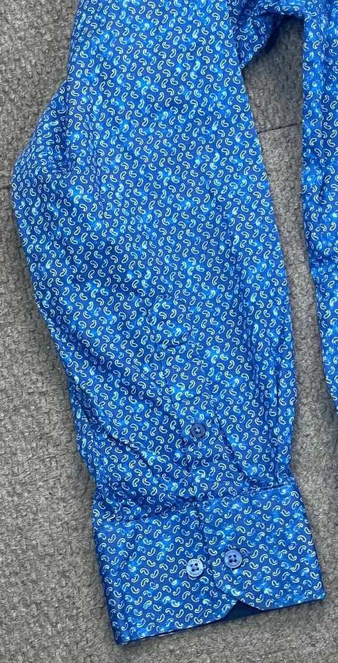 Barabas Men's Button Up Long Sleeve Dress Shirt Size 3XL - Image 3 of 4