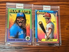 Topps Project70 Vladimir Guerrero Jr and Mike Trout by Alex Pardee