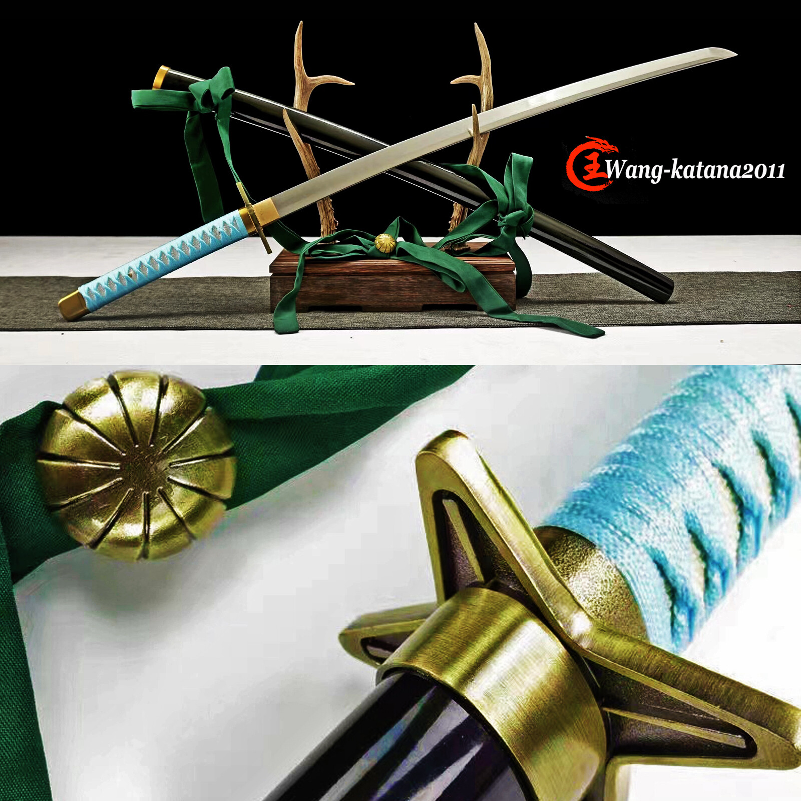 1060 Steel Katana Hyourinmaru Anime Samurai Sword Sougyo No Kotowari