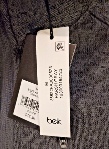 Ocean Coast Herren Polyester Jacke Grau Full Zip Größe M - Bild 4 von 5