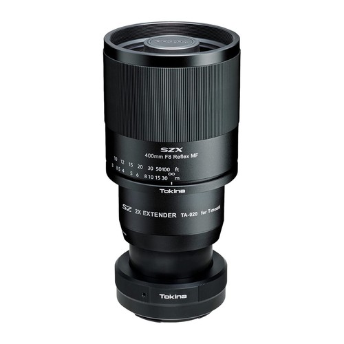 New TOKINA SZX 400mm F8 Reflex MF Lens & 2x Extender Set -CANON EF Mount - Picture 10 of 13