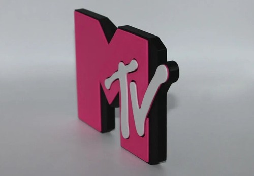 MTV 3D printed Logo Sign Wall Desk Shelf Art - Picture 4 of 7