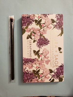 sakura and sage vegan eyeshadow and blush palette