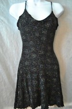 Women's Dress by Flirt size SP Black with shinny sparkles all over  RN 17730