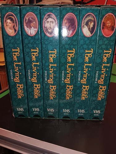 The Living Bible A Walk Through The New Testament 6 VHS tapes 1995 - Picture 3 of 8