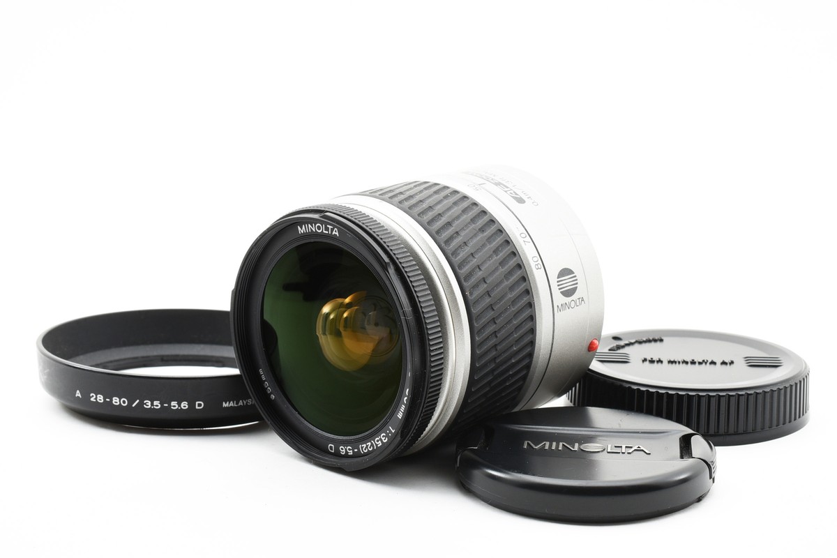 MINOLTA AF 28-80mm ズームレンズ Minolta AF 28-80mm xi F4-5.6 A-mount lens info