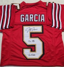 JEFF GARCIA signed custom Jersey auto autograph JSA size XL CERTIFIED