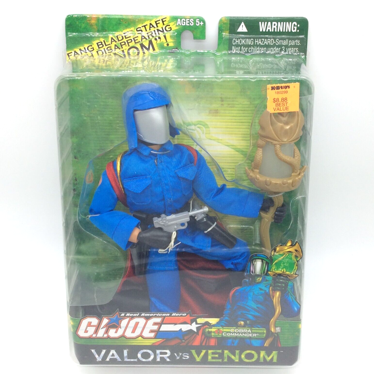 Hasbro G.I. Joe Valor vs Venom COBRA COMMANDER Action Figure | eBay