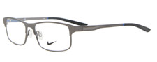NIKE SATIN GRAY 8046 METAL EYEGLASSES SUNGLASSES FRAMES 54-16-140