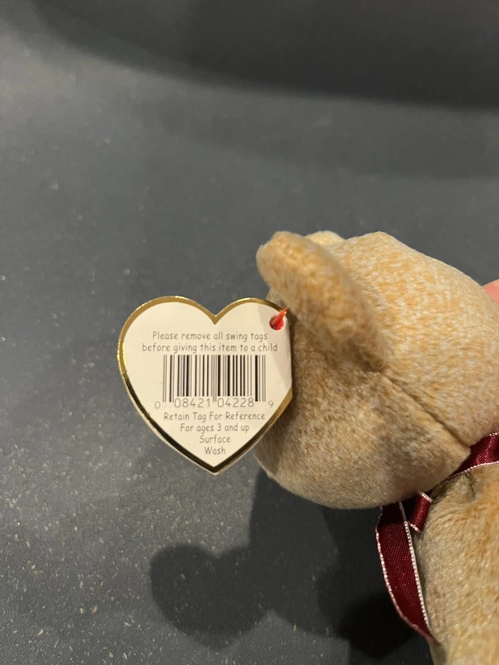 Ty Beanie Babies Signature Bear 1999 Brown Excellent Retired Baby — 第 4/4 张图片
