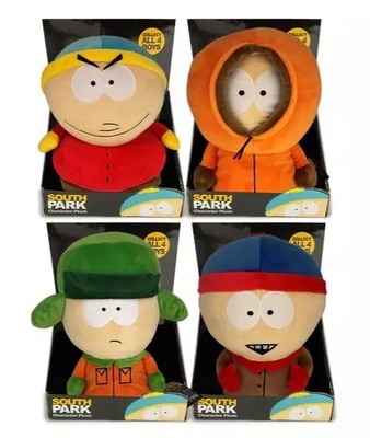 South Park Neu 2024 Khadou 10 Zoll Plüsch-Set Stan, Kyle, Cartman & Kenny