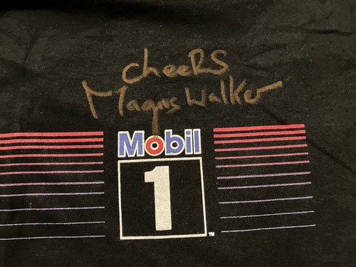 Sema Mobil 1 One Magnus Walker Signed T Shirt New Size Large - Picture 2 of 3
