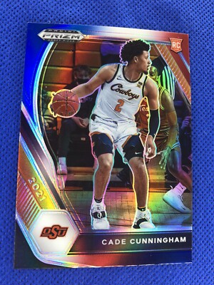 2021 #1 Cade Cunningham Panini Prizm Draft Picks Red-White-Blue Prizm RC
