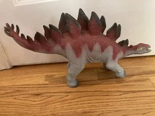 Realistic Animal Toy VTG Stegosaurus 17" Long China Decor 2011 Dinosaur