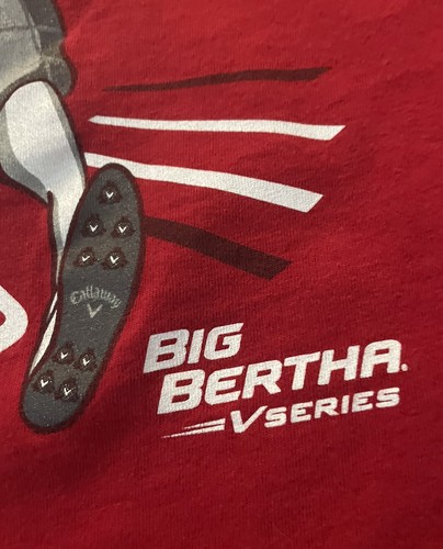 Callaway Big Bertha V Series Men’s Golf T-Shirt - I Just Got Faster - Large - Picture 5 of 10
