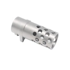 1911 COLT STYLE COM COMPENSATOR, "FULL PORT" BARREL BUSHING STYLE – CHROME DLC