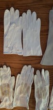 Vintage Ladies Gloves In Leather And Cotton