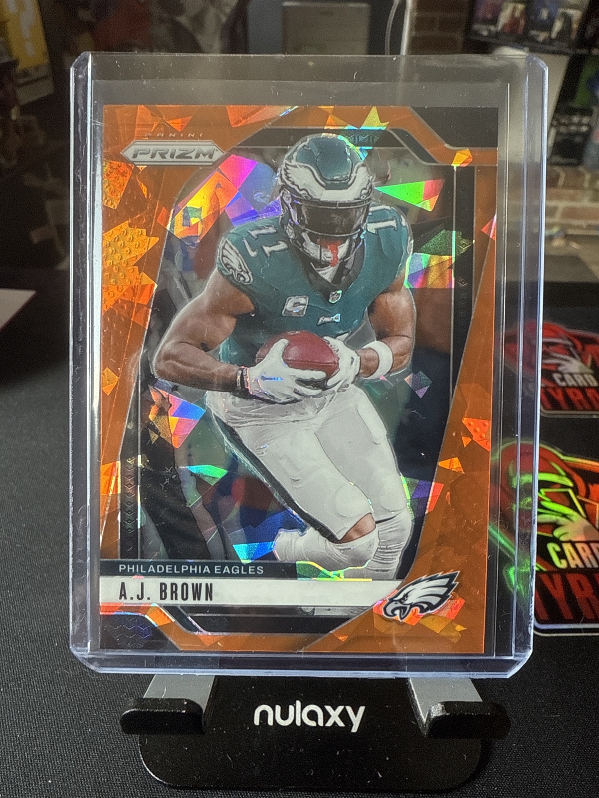 AJ BROWN 2024 Panini Prizm Orange Ice #233 Eagls Ole Miss