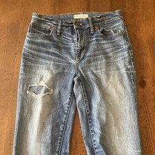 madewell jeans high rise 29 Distressed 28 X 28