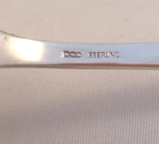 Pointed Antique by Dominick & Haff Sterling Pierced Table Serving Spoon-8 1/4" - Image 3 of 3