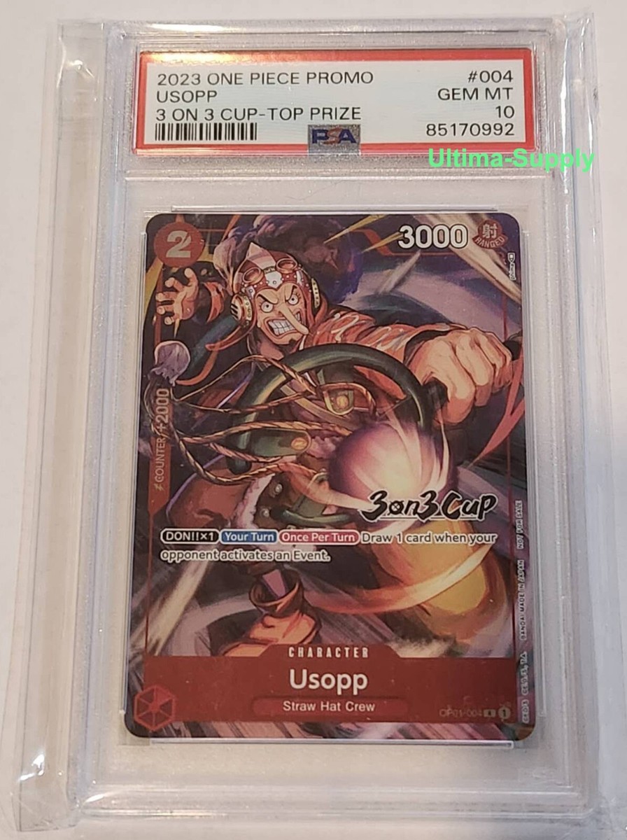 One Piece Usopp OP01-004 3 On 3 Cup Championship Promo