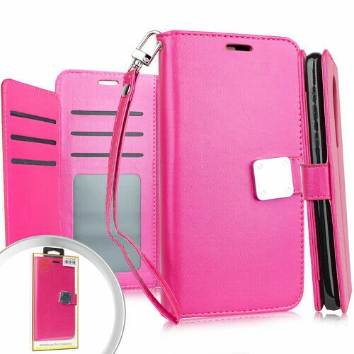 Double Layer Card Wallet Flip Leather Case Cover For Samsung Galaxy J3 2018 - Image 4 of 4