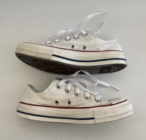 Zapatos Converse Para Mujer 5 Chuck Taylor All Star Zapatos Blanco Parte Superior Baja (W7652) - Imagen 8 de 10