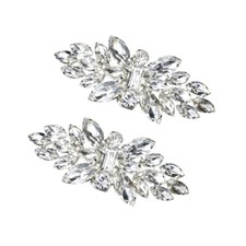 1 Pair Stylish Shoe Bling Clips Shoe Brooch Clip Shoe Clips for Wedding Shoes