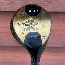 Original MacGregor Tourney BT2W Velocitized Persimmon 4 Wood RH Pro Pel 42