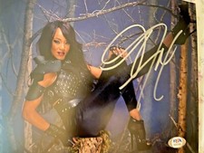 ALICIA FOX WWE DIVA SIGNED 8x10 PHOTO AUTOGRAPH w/ PSA COA