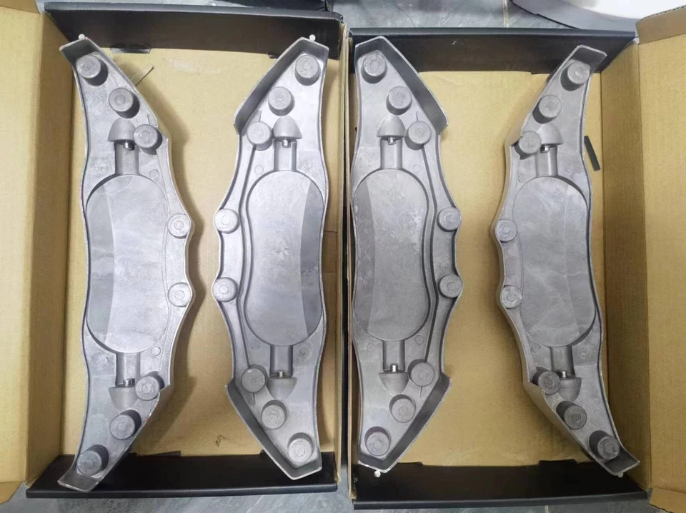 Silver Large Aluminum Alloy Disc Brake Caliper Covers Front+Rear Set Of 4Pcs - Изображение 4 из 4