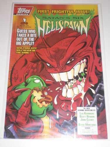 Satan's Six Hellspawn #1 VF-NM Topps Comics Jun 1994 - Afbeelding 1 van 1