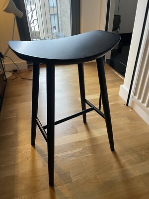 Cult Furniture Hatton Bar Stool Black RRP £129 each UK
