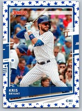 2020 Donruss Independence Day 180 Kris Bryant   Chicago Cubs  Baseball Card