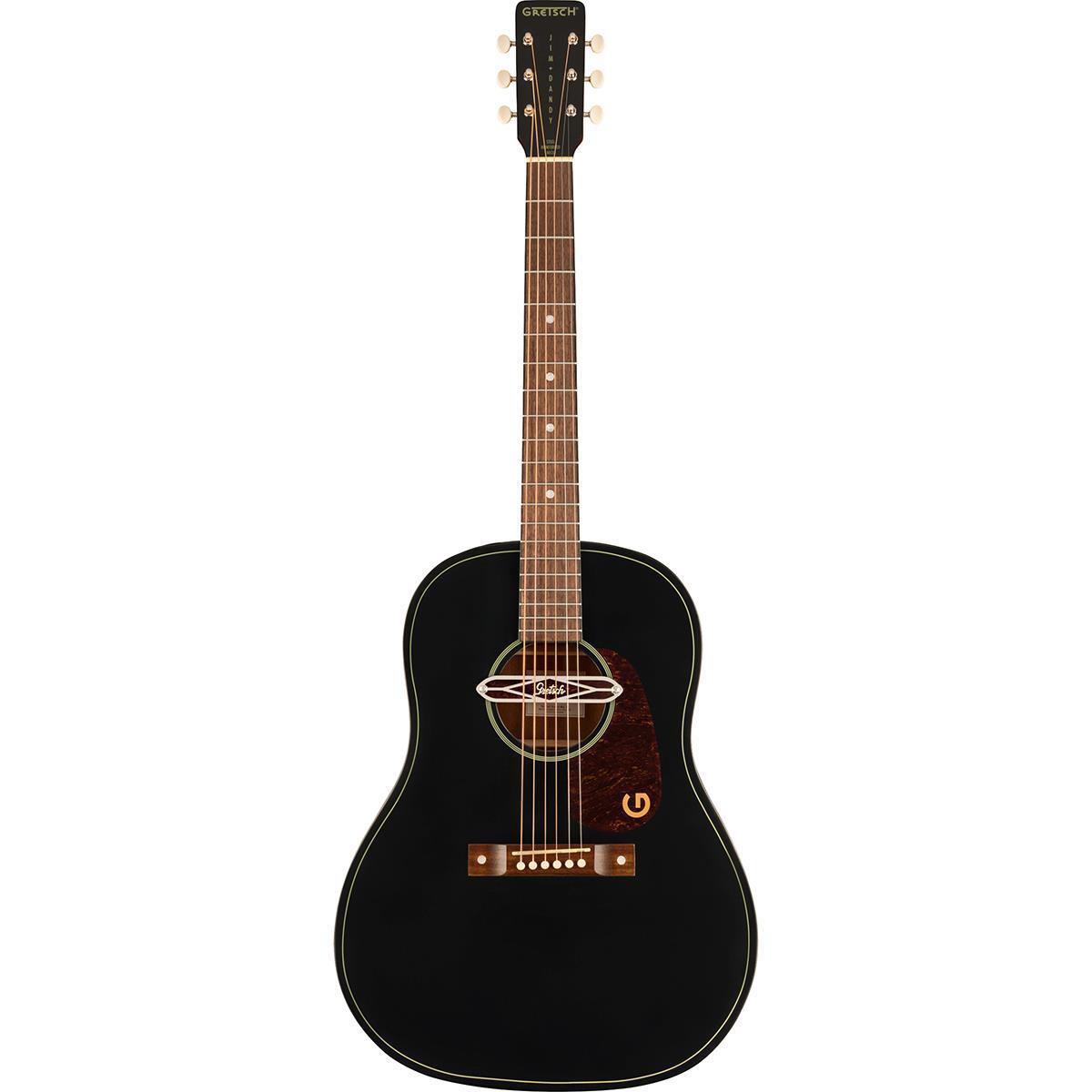 Акустическая гитара Gretsch Jim Dandy серии Deltoluxe Dreadnought, черный верх