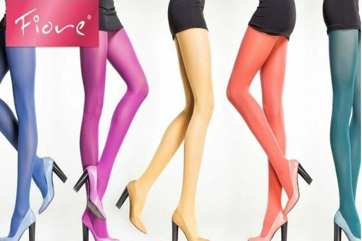 Micro Fiber Semi Opaque Fashion Pantyhose Paula 40 Denier Tights