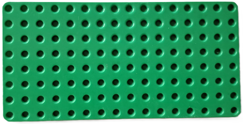 LEGO 1 x GREEN BASEPLATE 8 x 16 - bb0031 - RELEASED 1971 to 1975 - Picture 2 of 2