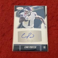 2026 Sage CAM PORTER “Blue” Autographed Card #A-CP   NM-MT   Wildcats