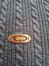 Damen Us Polo Assn Grobstrick Pullover Navy Größe L