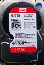 WD RED NAS 6TB 3.5" SATA HARD DRIVE (WD60EFRX-68L0BN1) #145717#